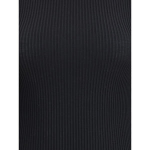 Black Fleece Wool Turtleneck