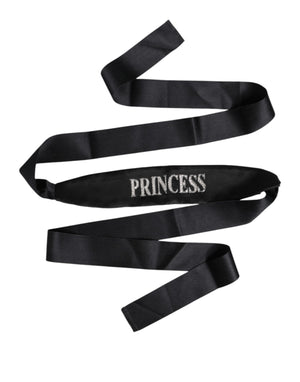 Black Princess Fantasy Braided Waist Belt