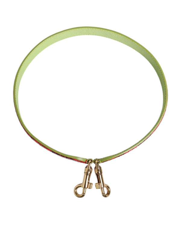 Red Exotic Leather Handbag Accessory Shoulder Strap