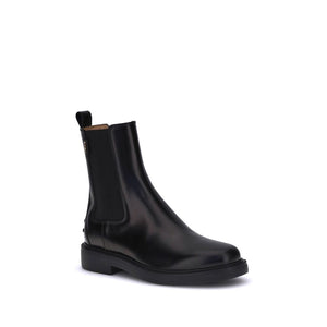 Black Calf Leather Bos Taurus Chelsea Boots