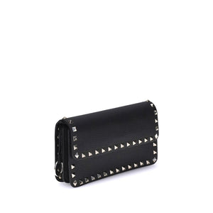 Black Calf Leather Bos Taurus Clutch Bag
