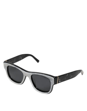 Pearl White Acetate Frame Domenico Shade Sunglasses