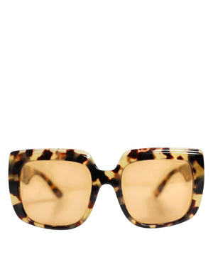 Black Yellow Havana Leopard Square Shades Sunglasses