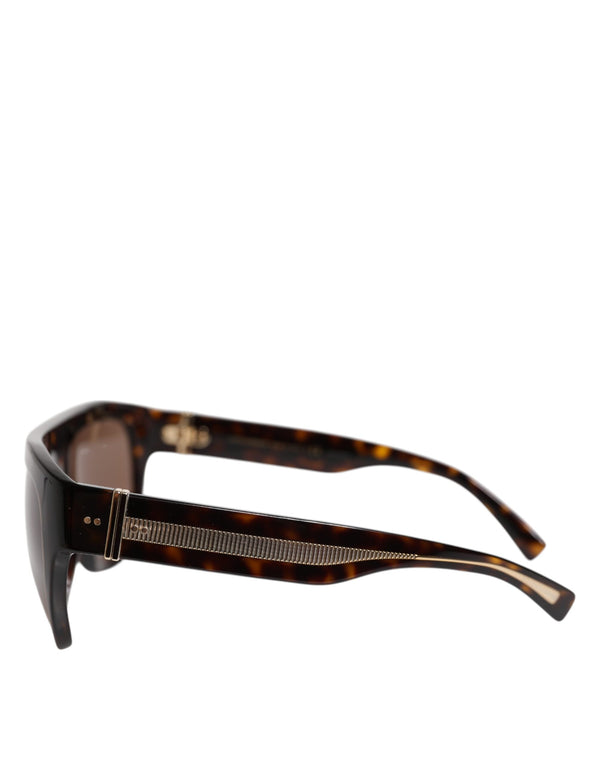 Dark Brown Havana DG4398F Square Frame Eyewear Sunglasses