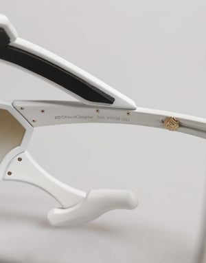 White Acetate Next Generation Mask Eyewear Sunglasses