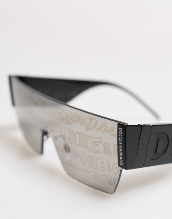 Black Metal Frame DNA Graffiti DG2233 Eyewear Sunglasses