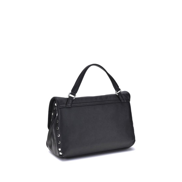 Black Calf Leather Bos Taurus Handbag