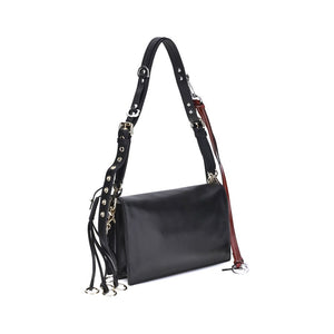 Black Calf Leather Bos Taurus Shoulder Bag