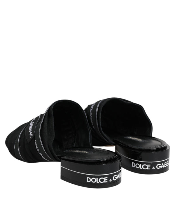 Black Slides Slip On Sandals Shoes