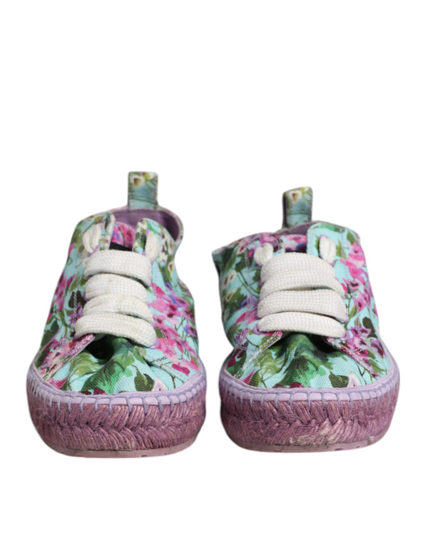 Multicolor Canvas Espadrilles Sneakers Shoes