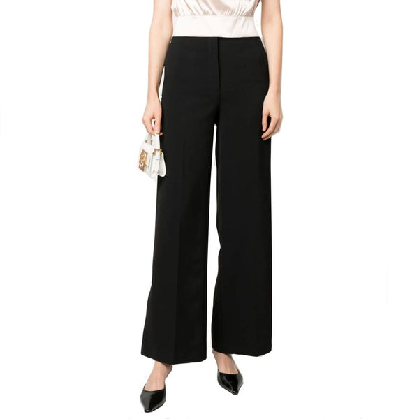 Black Elastane Pants
