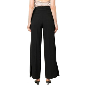 Black Elastane Pants
