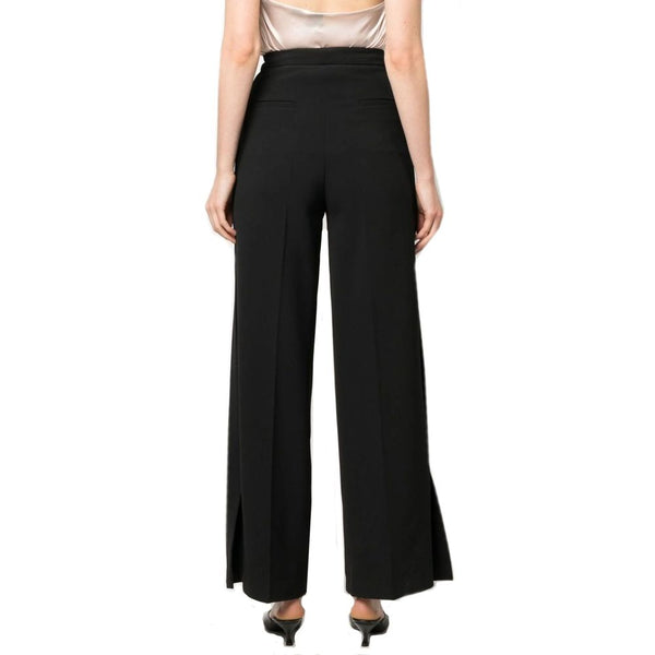 Black Elastane Pants