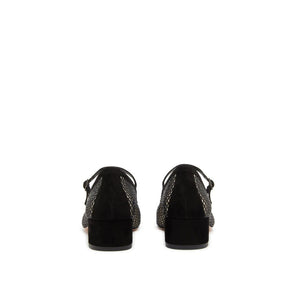 Black Calfskin Pumps