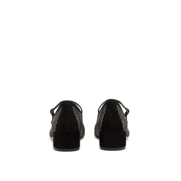 Black Calfskin Pumps