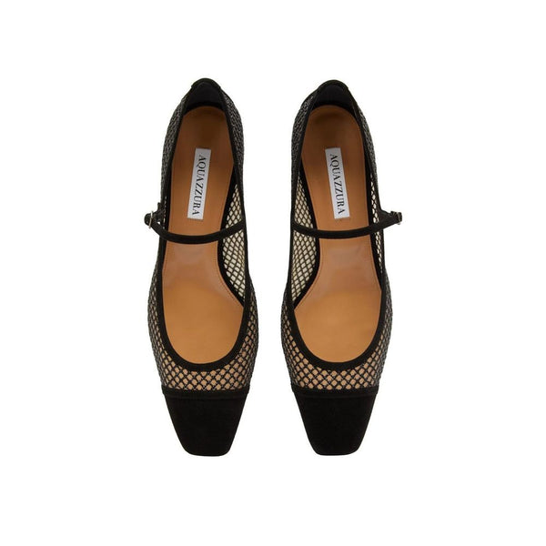 Black Calfskin Pumps