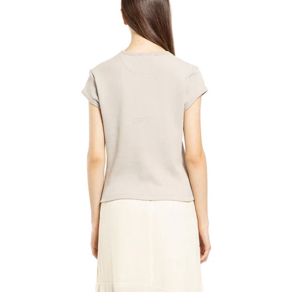 Beige Cotton T-Shirt