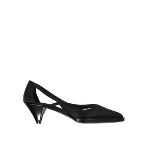 55mm Cut-Out Satin Pumps