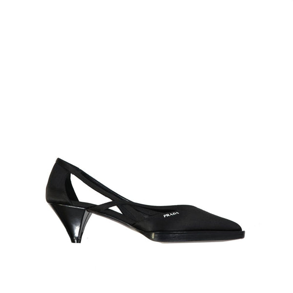 55mm Cut-Out Satin Pumps