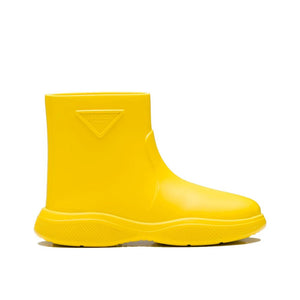 Yellow Rubber Rain Boots