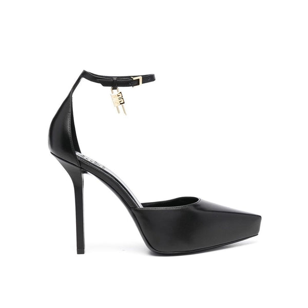 Black Calfskin High Heel Pumps