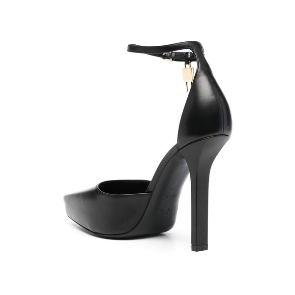 Black Calfskin High Heel Pumps
