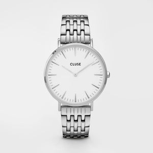 Silver Stainless Steel Dress Watch