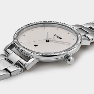 Silver Stainless Steel Bracelet Watch