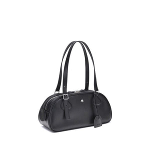 Black Calf Leather Bos Taurus Shoulder Bag