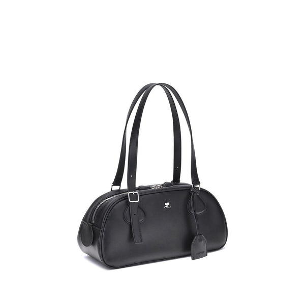 Black Calf Leather Bos Taurus Shoulder Bag