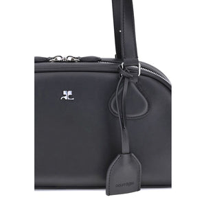 Black Calf Leather Bos Taurus Shoulder Bag