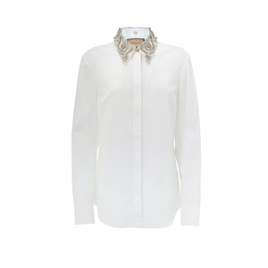 White Cotton Dress Shirt
