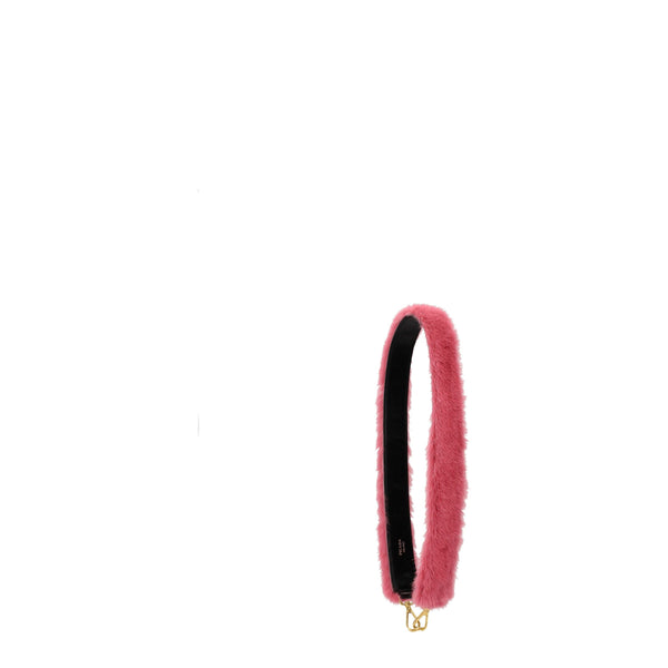 Pink Fur Shoulder Bag