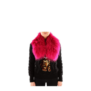 Pink Fur Foulard
