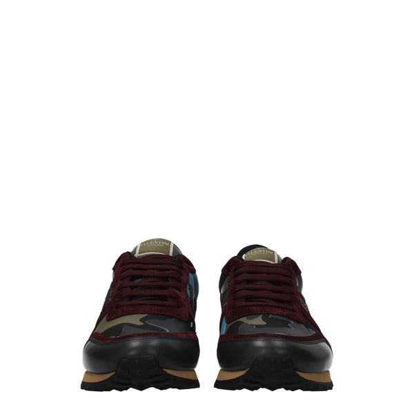 Green Leather Athletic Sneakers