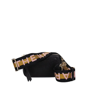Black Leather Crossbody Bag