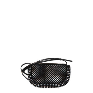 Black Leather Crossbody Bag