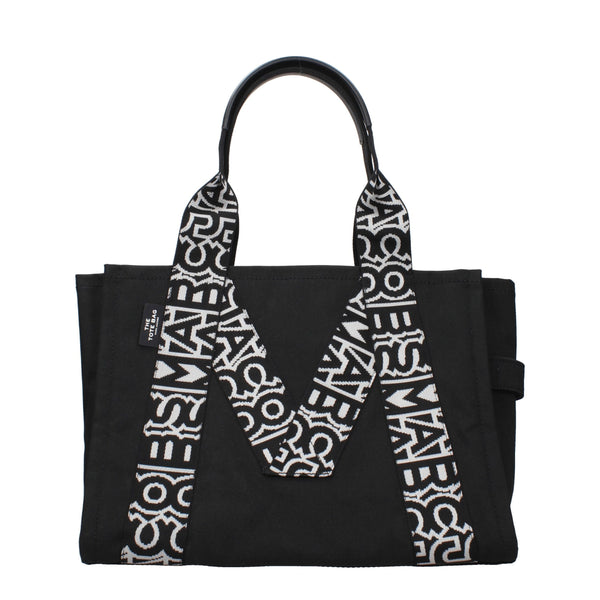 Black Fabric Shoulder Bag