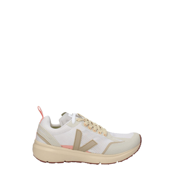 Beige Fabric Athletic Sneakers