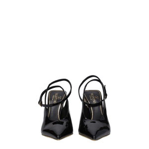 Black Leather Sandals