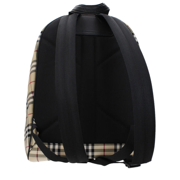 Beige Fabric Backpack