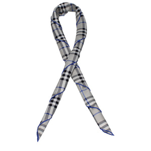 Gray Silk Foulard