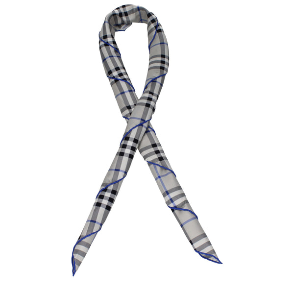 Gray Silk Foulard