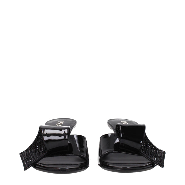 Black Leather Sandals