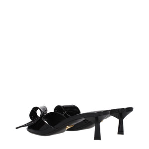 Black Leather Sandals