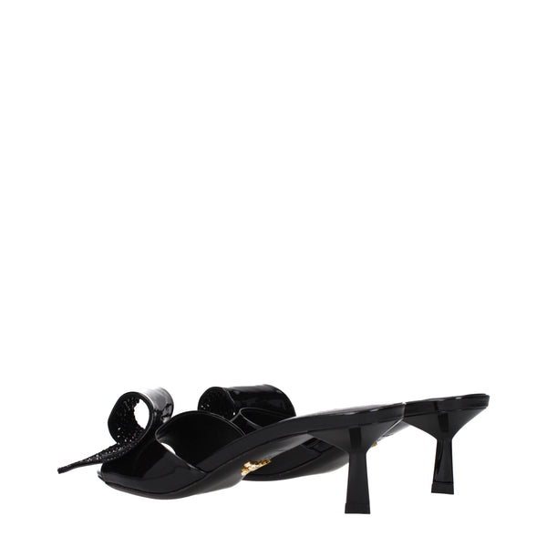 Black Leather Sandals