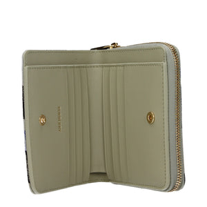 Beige Fabric Wallet