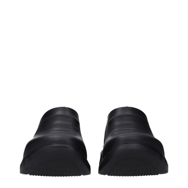 Black Cotton Slippers