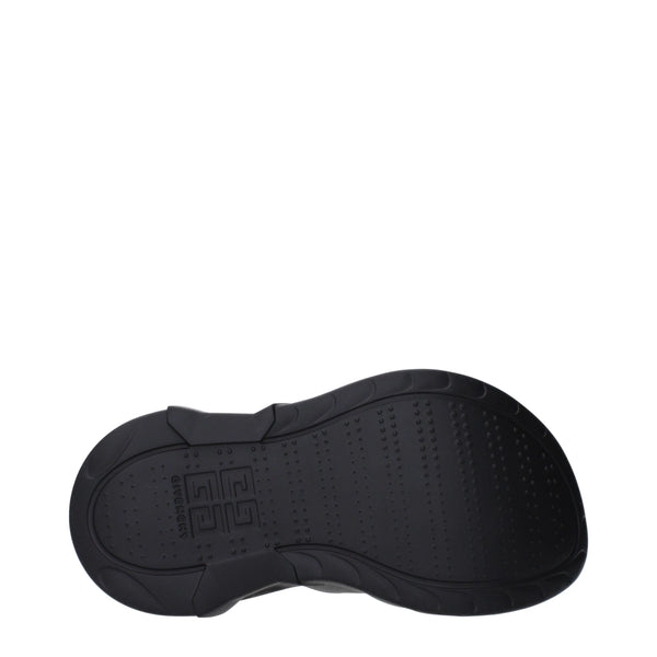 Black Cotton Slippers