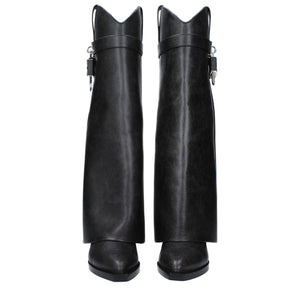 Black Leather Boots